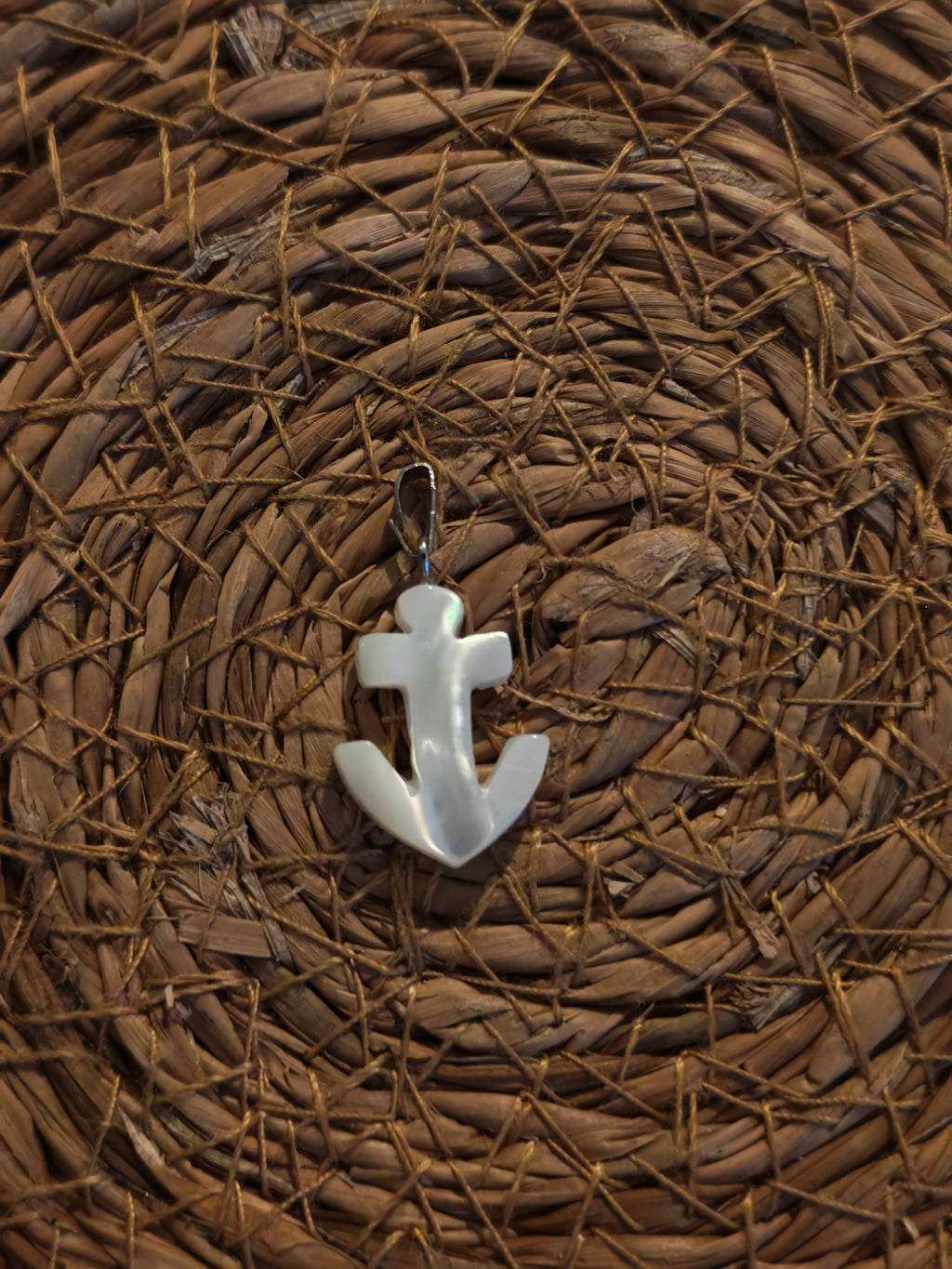 Pendentif Ancre en Nacre